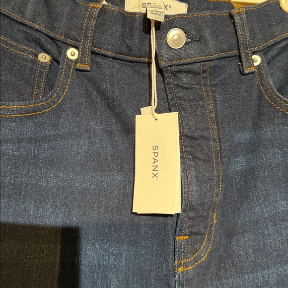 SPANX Dark Blue Flare Women's Jeans - Picture 2 of 6